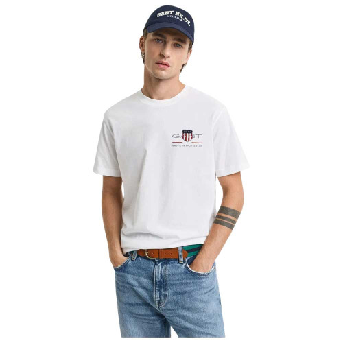 Gant Ανδρική κοντομάνικη μπλούζα Embroidered Archive Shield Tee